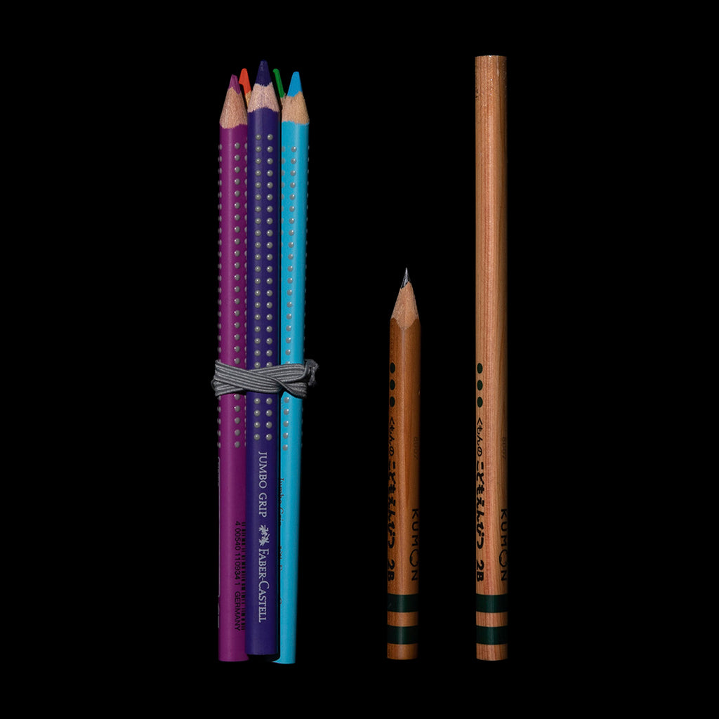 くもんの鉛筆と色鉛筆