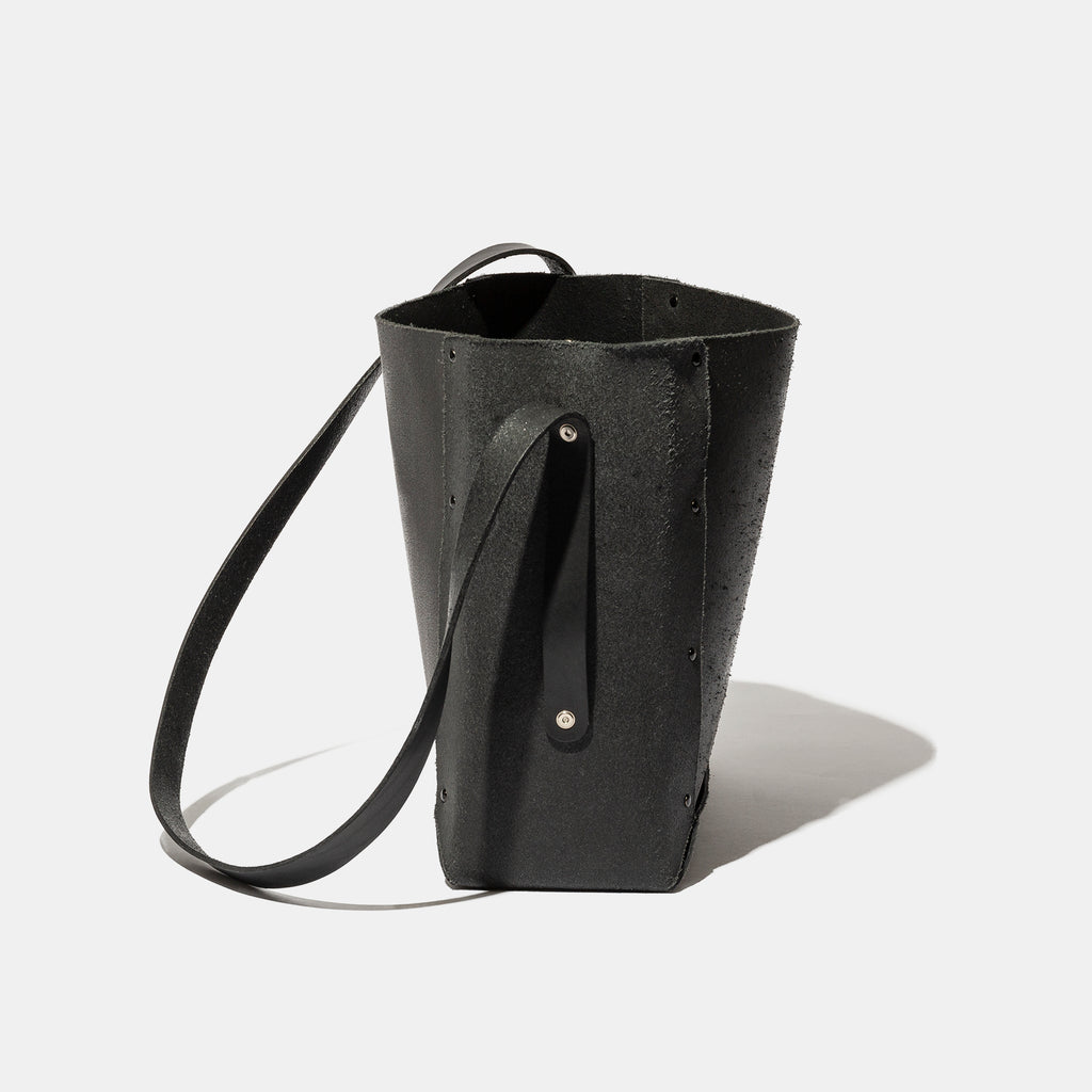 BLACK LEATHER ANYBOX (SHOULDER BAG TYPE)